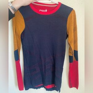 Intraknit™ Thermal Merino Base Layer Colorblock Crew and Leggings